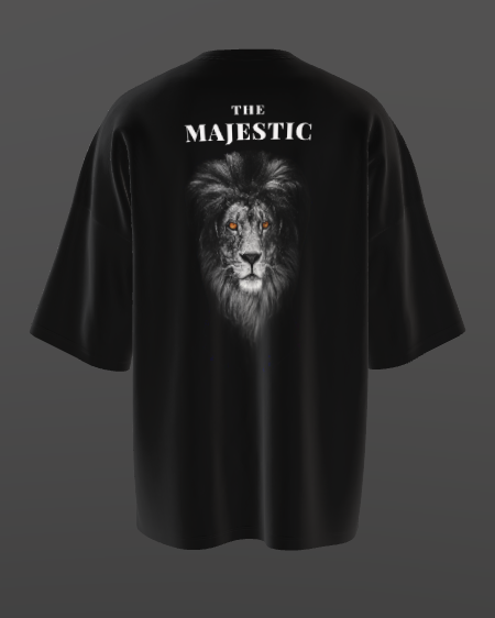 The Majestic Lion Head T Shirt