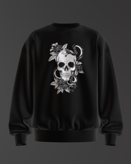 AllBlaks Skull Sweatshirt