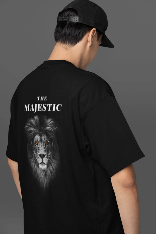 The Majestic Lion Head T Shirt