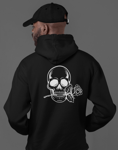 AllBlaks Skull Flower Hoodie