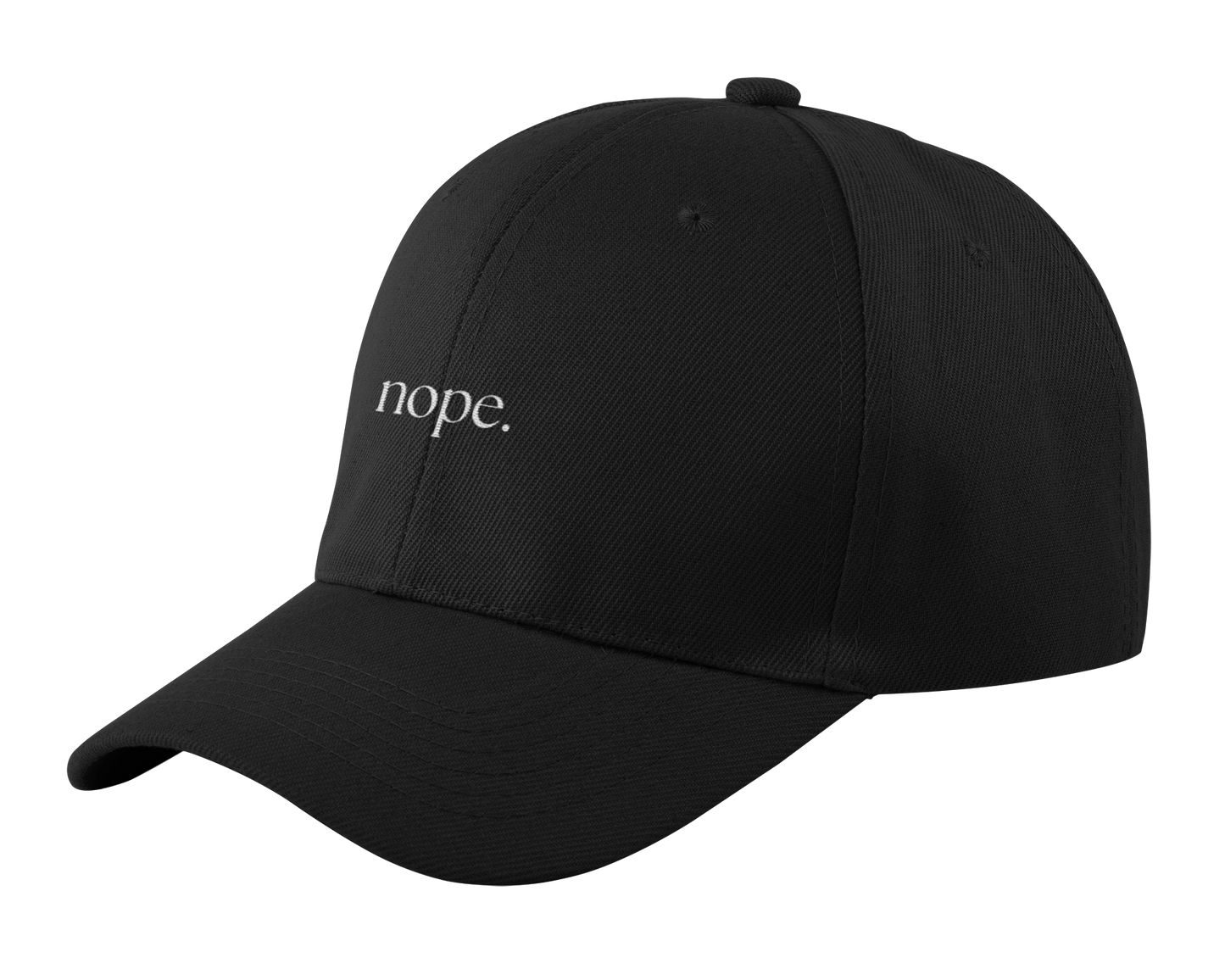 Nope Embroidered Cap