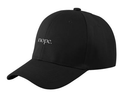 Nope Embroidered Cap