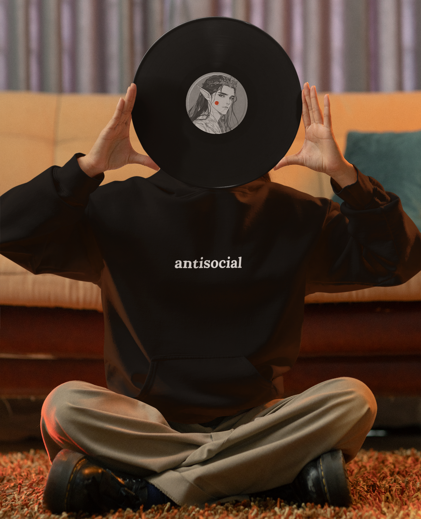 AllBlaks Antisocial Hoodie