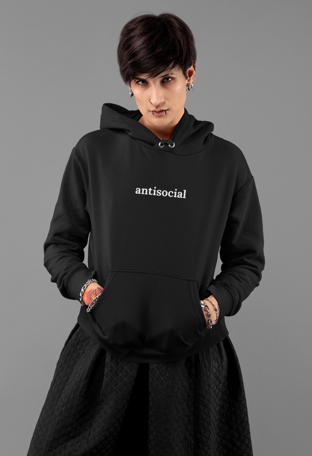 AllBlaks Antisocial Hoodie