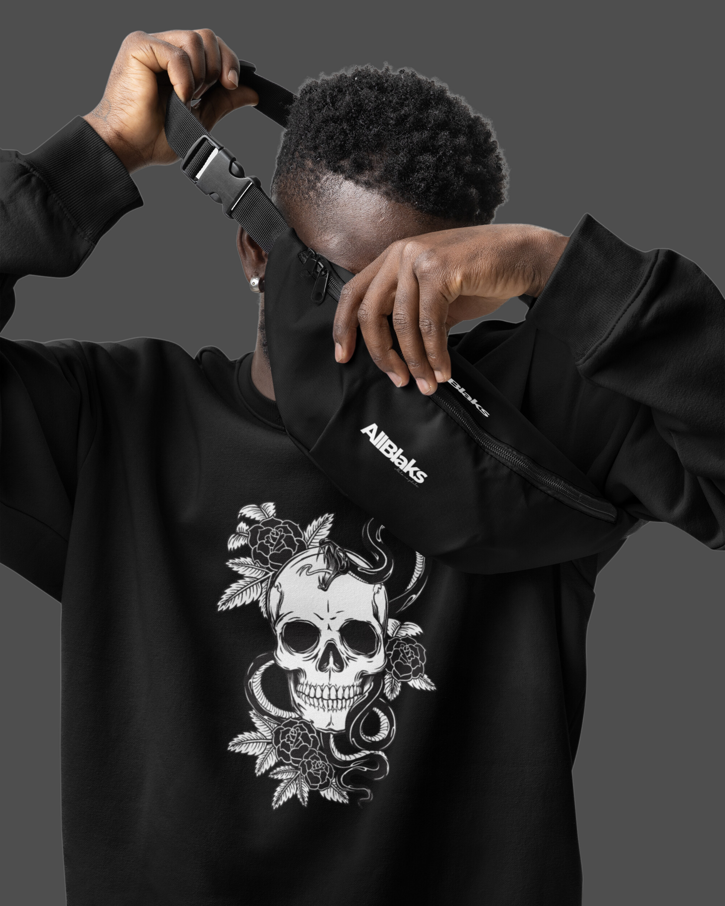 AllBlaks Skull Sweatshirt